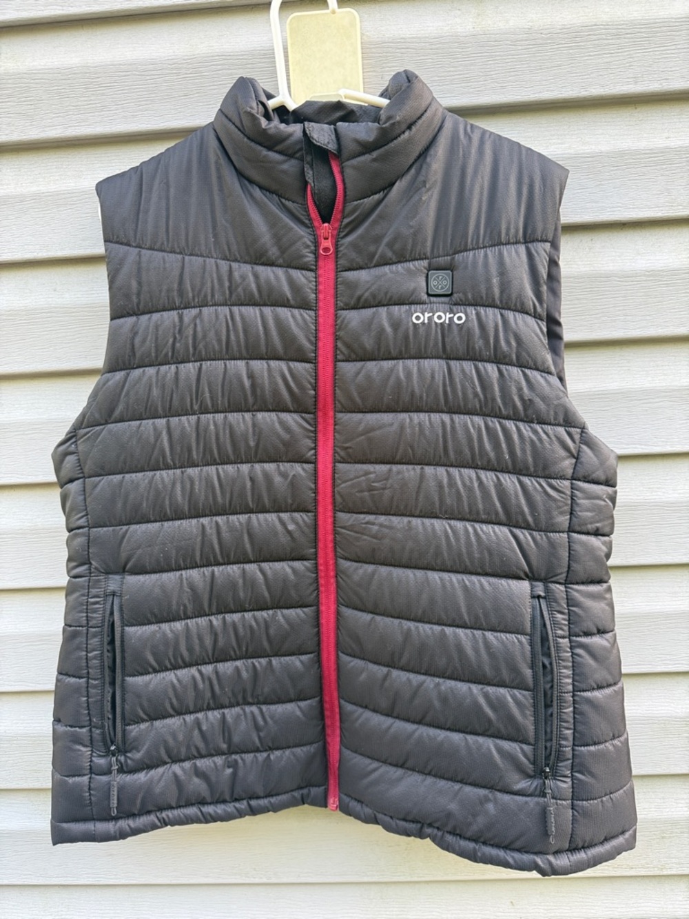 Ororo Quilted Heated Vest in Black